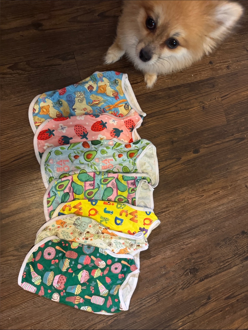 Small Pets Multi-Pattern Comfort Tee’s - Assorted Colors and one lot of 7